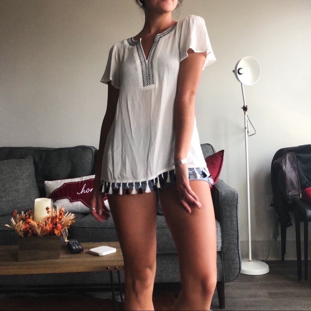 Boho Fringe Top